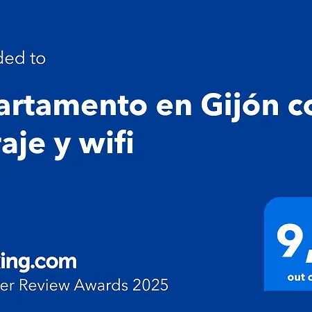 Apartment En Con Garaje Y Wifi Gijon